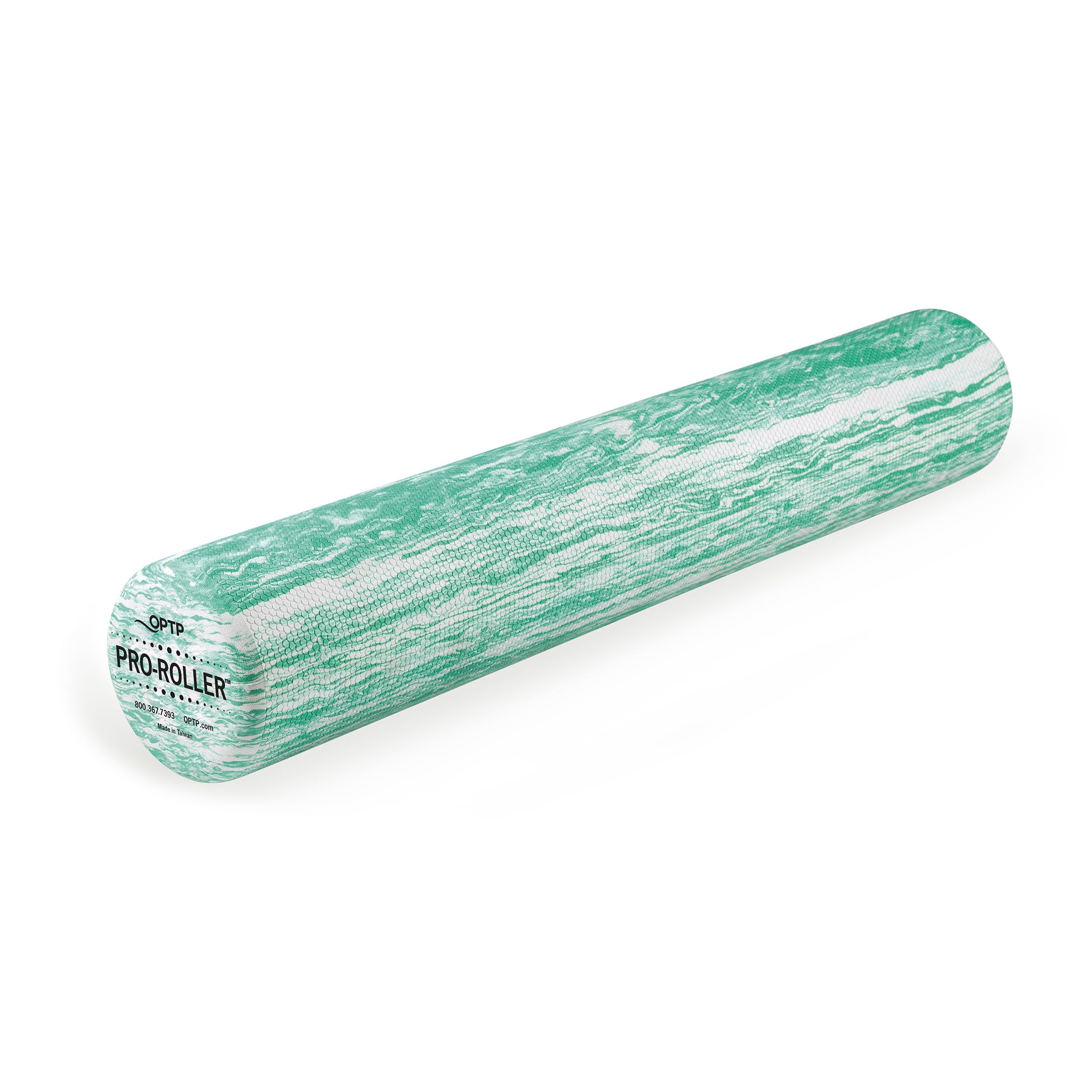 OPTP PRO-ROLLER Standard Density Foam Roller - Durable Roller for Back Massage, Deep Tissue Foam Roller Exercises, Stretching, Fitness, Yoga and Pilates - 36 Inches by 6 Inches, Green