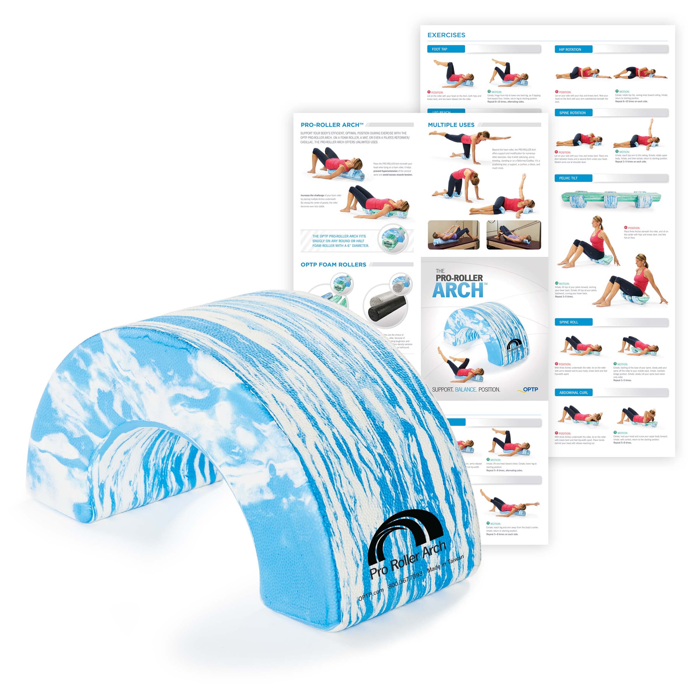 OPTP PRORoller Arch Foam Roller Support and Positioning Tool