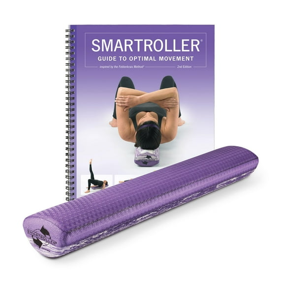OPTP SMARTROLLER Package - Includes One Guide to Optimal Movement Exercise Book by Stacy Barrows and One SMARTROLLER 36 Inch Foam Roller for Back and Body - 36" x 6" x 4" Roller