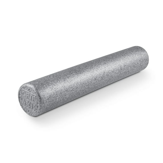 OPTP Silver AXIS Foam Roller - Moderate Density, Eco-Friendly, Durable Foam Roller for Physical Therapy and Exercise, Deep Tissue Muscle Relief, and Workout Recovery (36-Inch Round)