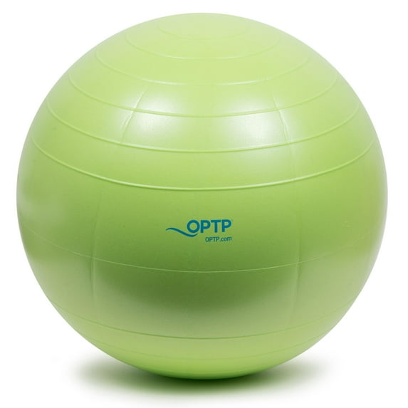 OPTP Soft Movement Ball - 12 Inch Exercise and Pilates Ball for Yoga and Core Stability, Soft Inflatable Physical Therapy Ball Features Easy-Grip Texture