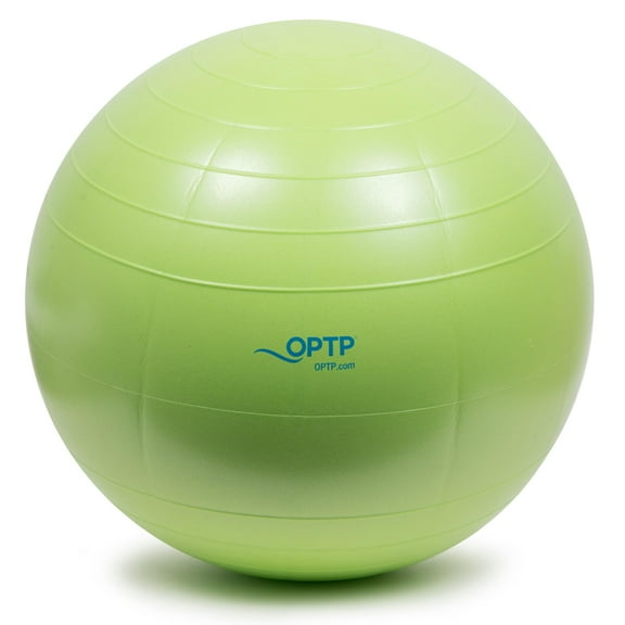 OPTP Soft Movement Ball - 12 Inch Exercise and Pilates Ball for Yoga and Core Stability, Soft Inflatable Physical Therapy Ball Features Easy-Grip Texture