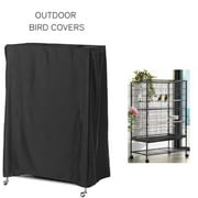 OPTUTUS 600D Universal Bird Cage Cover Goodnight Bird Cage Cover Shade Bird Cage Cover Lightweight and Breathable, L 41" x W 27" H W x 48" H for Birds and Pet Products