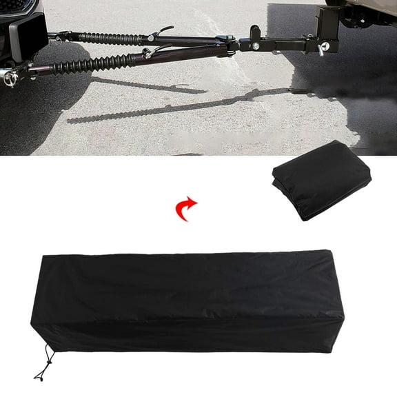 OPTUTUS Outdoor Car Trailer Hitch Cover & Accessories - Compatible with Aladdin, Aventa LX, Alpha, Karbar Towing Protection Device -Universal Fit Cover 