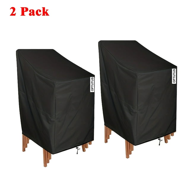 OPTUTUS Outdoor Chair Covers, 2 Pack Patio Deep Seat Cover，Patio ...