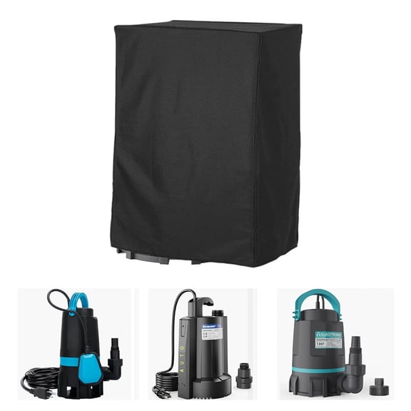 OPTUTUS Waterproof Pool Filter Pump Cover - Dustproof and Weather-Resistant Protective Cover for Above-Ground Swimming Pool Circulating System