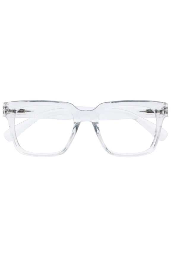 ERA Blue Light Glasses for Women Men, Oversized Frame with Clear Lens and UV400 Protection, Anti-Reflective & Anti-Glare, Computer & Screen Glasses, Clear (Pack of 1)