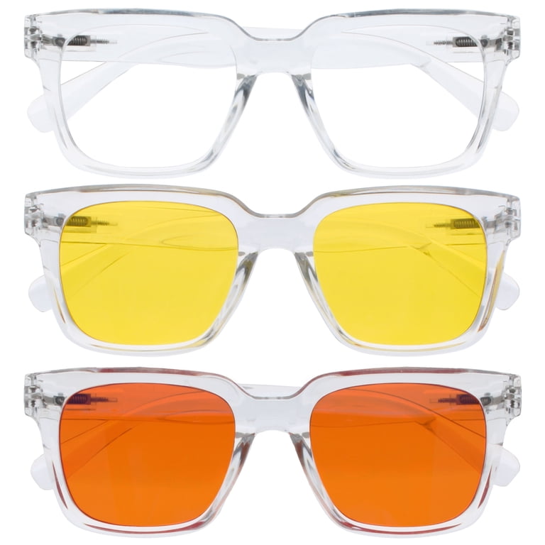OPULIZE ERA Blue Light Glasses for Women Men, Oversized  display picture 1