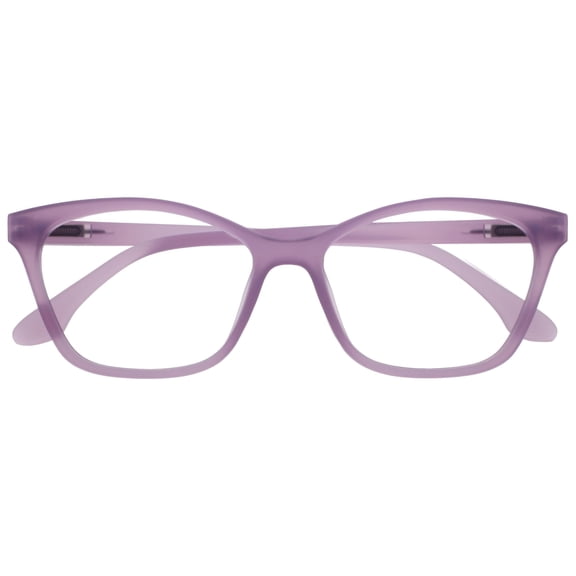 OPULIZE KAT Reading Glasses - Cat-Eye Frame - Matte Purple - Men & Women - Spring Hinges - R59-5 - 1.00