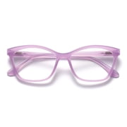 OPULIZE KAT Reading Glasses - Cat-Eye Frame - Matte Purple - Men & Women - Spring Hinges - R59-5 - +3.00