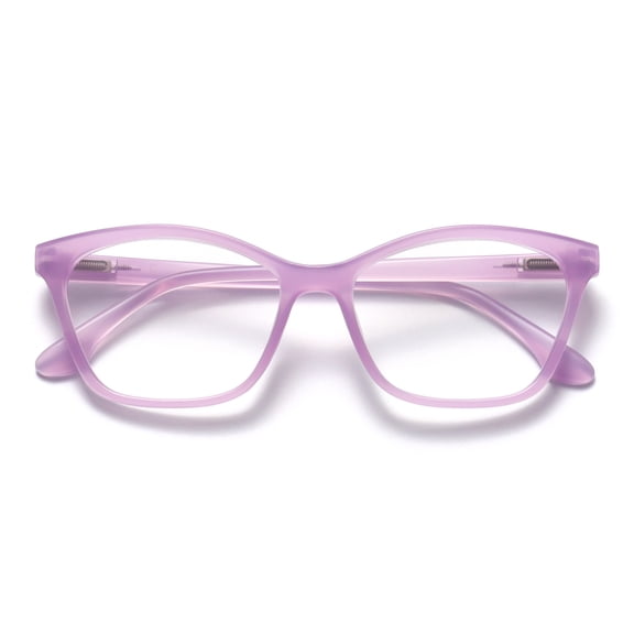 OPULIZE KAT Reading Glasses - Cat-Eye Frame - Matte Purple - Men & Women - Spring Hinges - R59-5 - +3.50