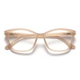 thumbnail image 1 of OPULIZE KAT Reading Glasses - Cat-Eye Frame - Matte Taupe - Men & Women - Spring Hinges - R59-U - +2.50, 1 of 7