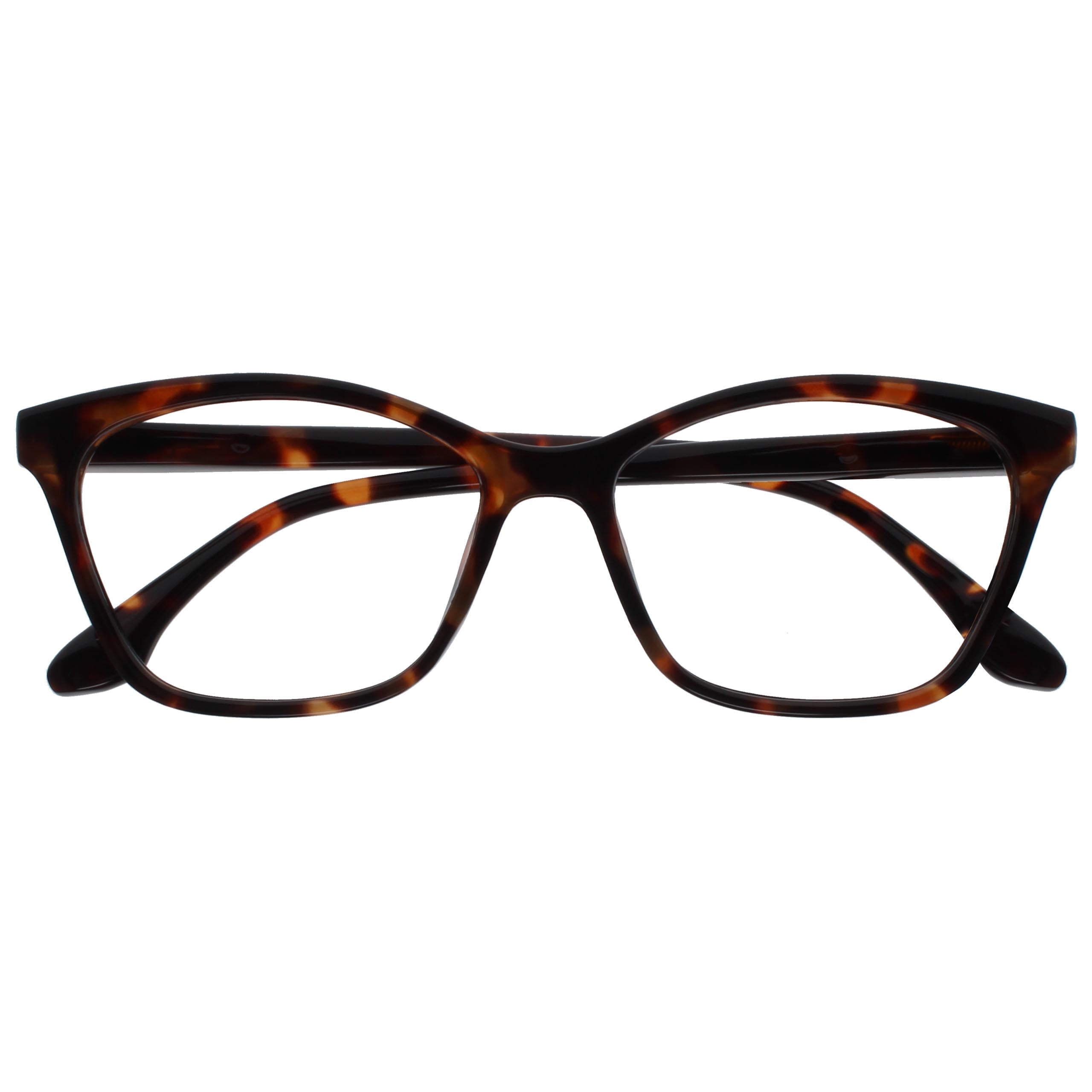 OPULIZE KAT Reading Glasses Cat-Eye Frame Shiny Brown