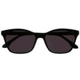 thumbnail image 1 of OPULIZE KAT Reading Sunglasses - Cat-Eye Frame - Black - Men & Women - Spring Hinges - S59-1 - +3.50, 1 of 6