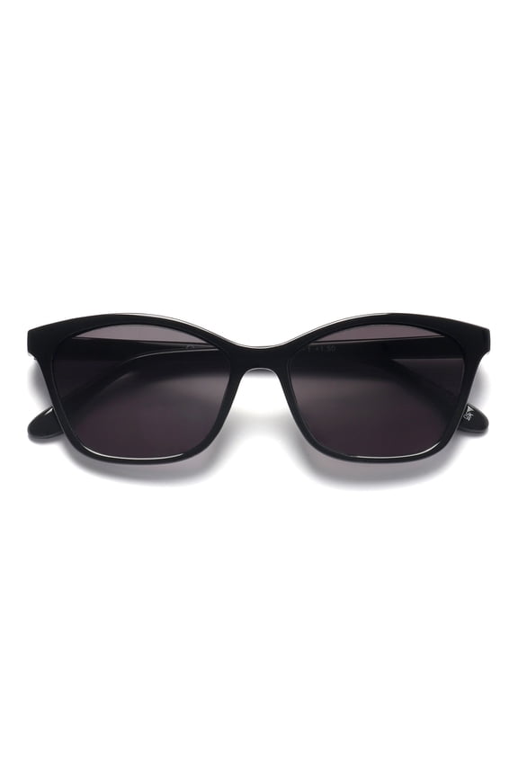 KAT Reading Sunglasses - Cat-Eye Frame - Black - Men & Women - Spring Hinges - S59-1 - +3.50