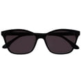 thumbnail image 1 of OPULIZE KAT Sunglasses - Cat-Eye Frame - Black - Men & Women - Spring Hinges - S59-1, 1 of 6