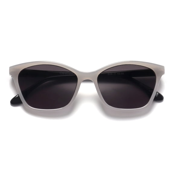 OPULIZE KAT Sunglasses - Cat-Eye Frame - Gray - Men & Women - Spring Hinges - S59-7