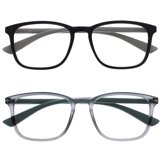 OPULIZE Met Paquete Doble Gafas De Lectura Con Lectores De Sol Grande