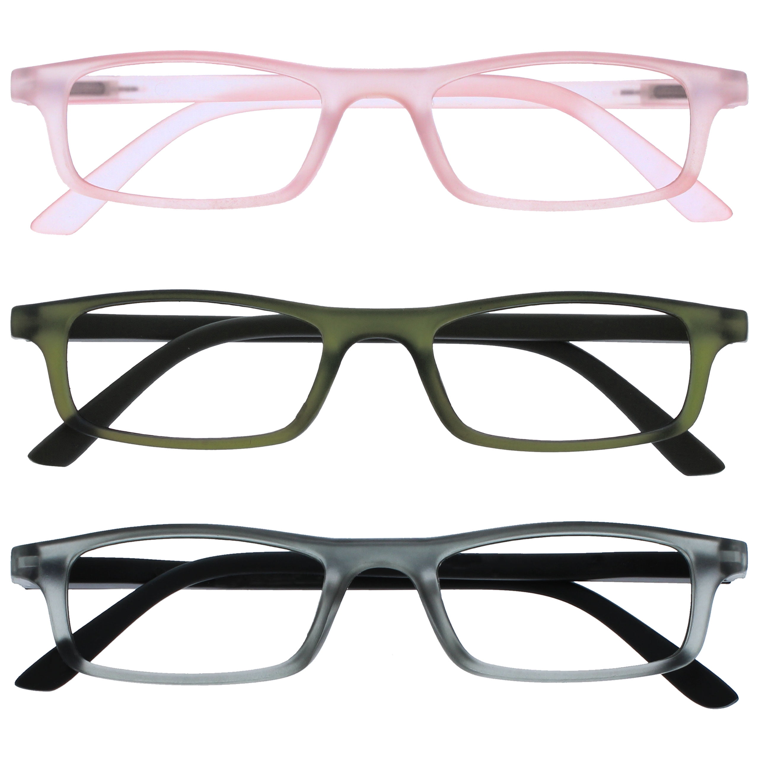 Owen Transparent Pink Readers