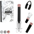 thumbnail image 1 of OPUX Air Pressure Wine Opener |Pump Wine Bottle Opener, Cork Remover Wine Accessories Tool Kit | Wine Gift Set with Aerator Pourer, Foil Cutter, and Vacuum Stopper, 1 of 7