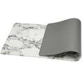 thumbnail image 1 of OPUX Anti Fatigue Kitchen Floor Mat, Reversible Cushioned Memory Foam Kitchen Rug Pad, Waterproof Non-Slip Padded Comfort Standing Mat for Office Laundry Home, 47x17 (Marble Gray), 1 of 7