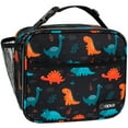 thumbnail image 1 of OPUX Insulated Lunch Bag Kids, Lunch Box for School Boy Girl, Leakproof Small Reusable Compact Soft Mini Cooler Bag, Toddler Small Lunch Boxes Kit Pail with Front Side Pockets (Dinosaur), 1 of 7