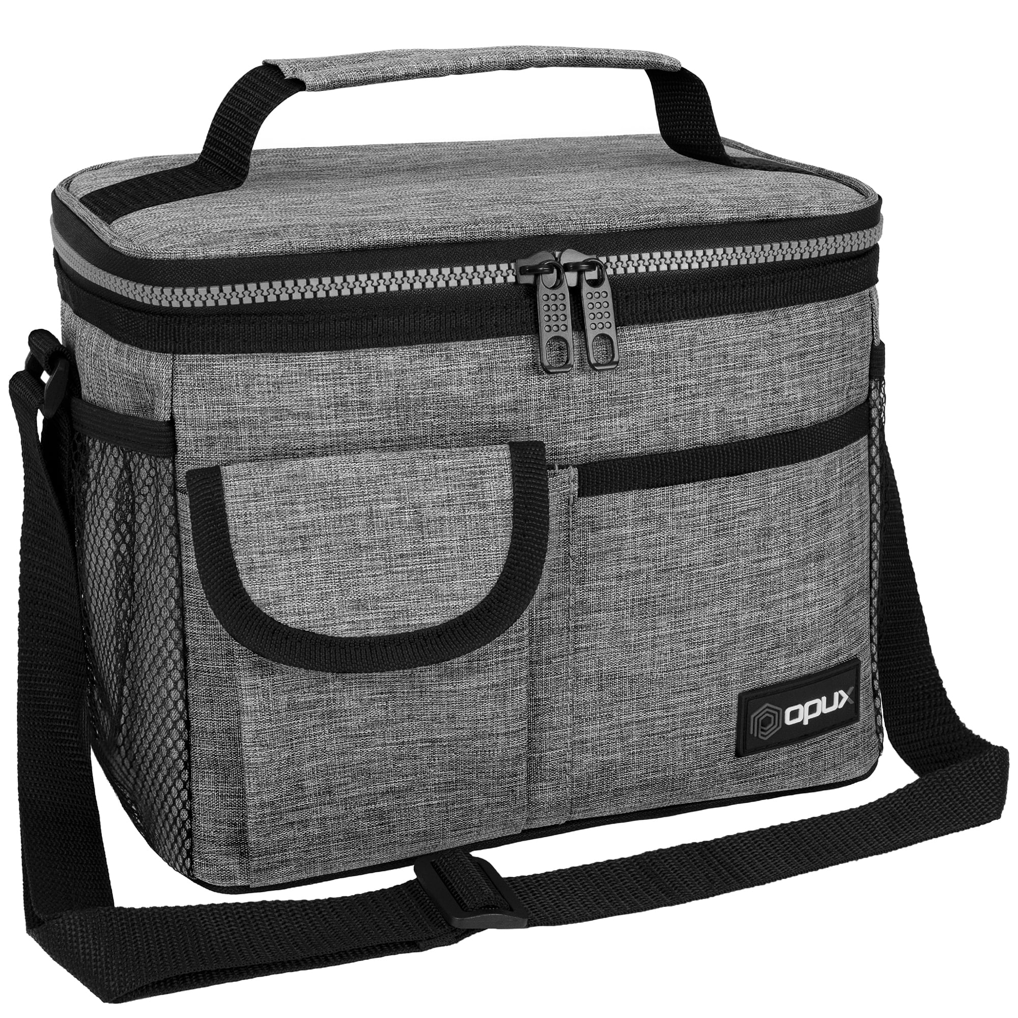 Lifewit Double Deck Insulated Lunch Bag, Soft Cooler Bag - Grey / Medium in  2023