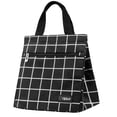 thumbnail image 1 of OPUX Lunch Bag for Women, Insulated Lunch Box Tote for Work Girls School Men Kids Office, Thermal Soft Small Lunch Cooler Bag for Picnic Travel with Pocket, Fits 12 Cans - Checker Plaid Black, 1 of 7