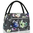 thumbnail image 1 of OPUX Lunch Bag for Women, Insulated Lunch Box Tote for Girls Work Adult School, Small Reusable Cooler Bag Lunch Container Food Tote for Travel Picnic, Fits 11 Cans, Floral Gray, 1 of 8