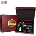 thumbnail image 1 of OPUX Premium Rabbit Wine Opener Set | Wine Tool Accessories with Rabbit Corkscrew Opener, Aerator, Stopper, Foil Cutter | Wine Bottle Opener Kit Gift Box for Housewarming, 1 of 7