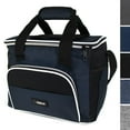 thumbnail image 1 of OPUX Soft Cooler Bag, Insulated Collapsible Lunch Cooler Bag for Men Work Camping Beach Travel, Portable Soft Sided Leakproof Waterproof Large Lunch Bag Box with Shoulder Strap 18 Cans, Navy Blue, 1 of 6