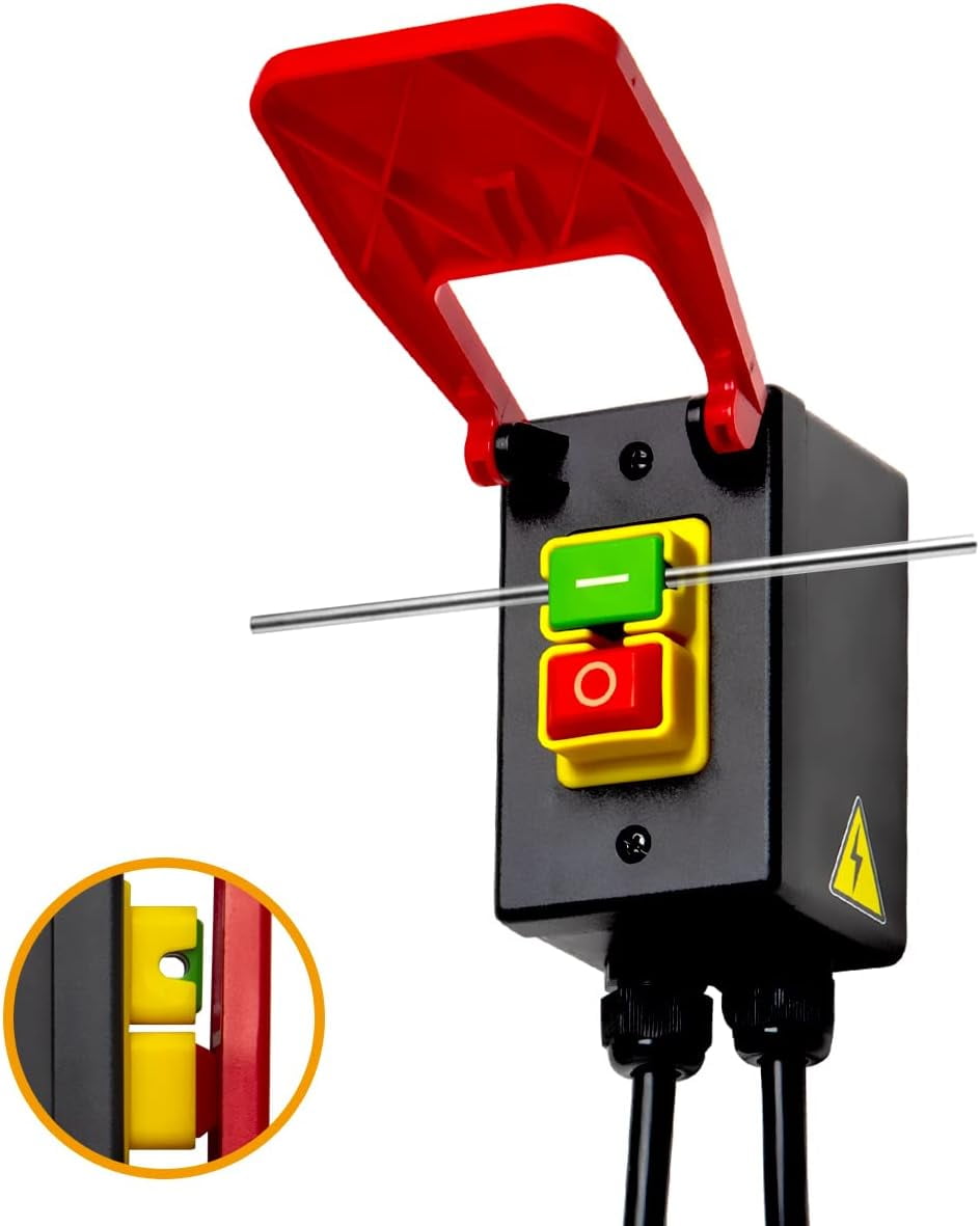 OPVM-120V Single Phase On/Off Magnetic Paddle Switch, 9 Amps w/ 5.5 Ft ...