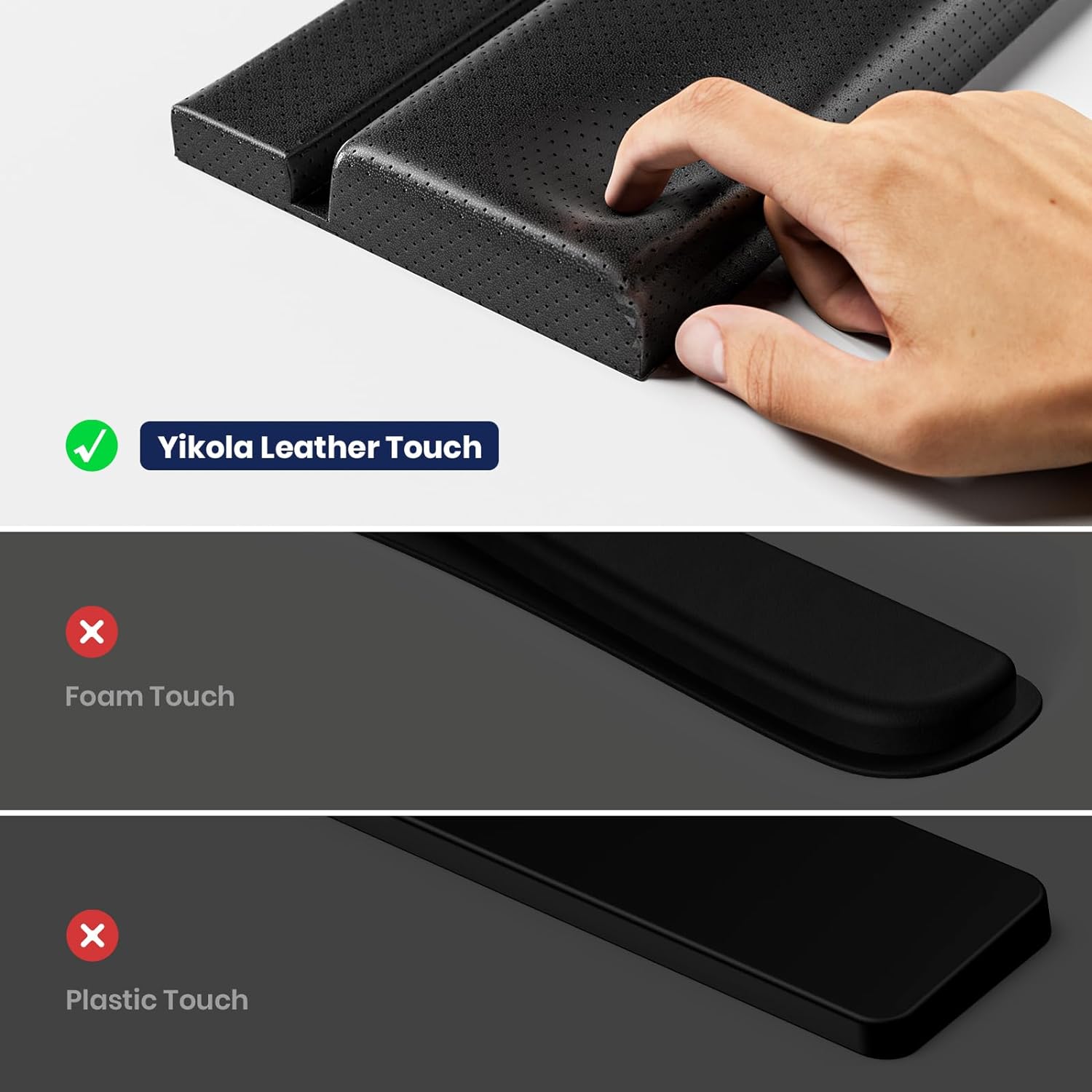 OPVM-Acrylic Tilted Keyboard Holder - 3-Level Height Adjustment ...