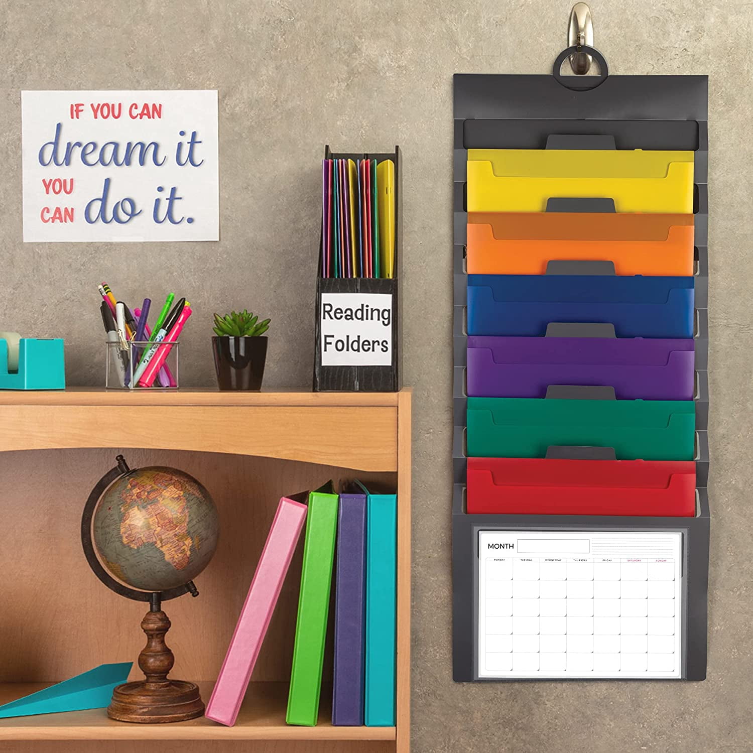 OPVM-Cascading Wall File Organizer, Classrom Organization and Storage ...