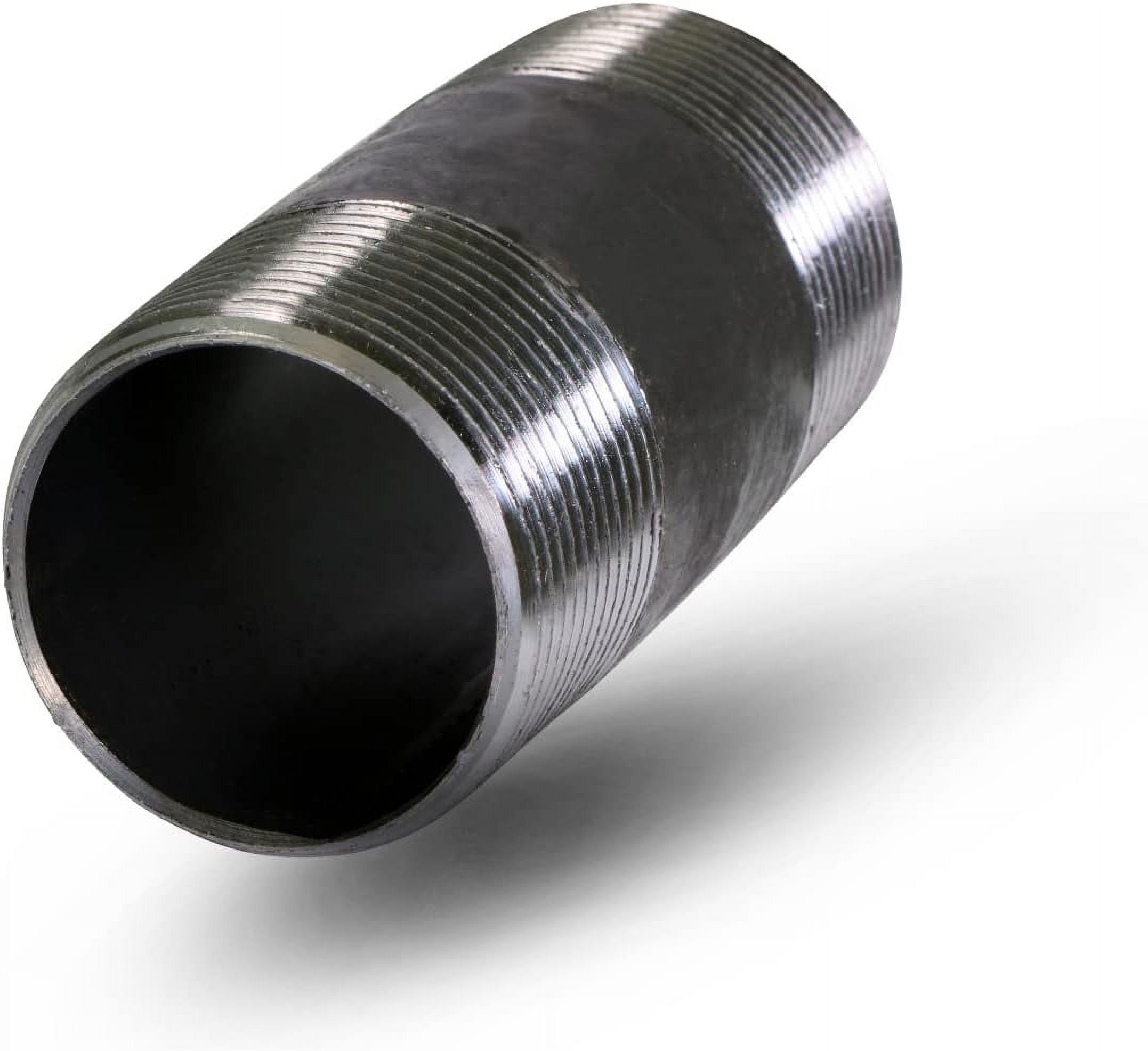 OQCM2040 4" Long Black Steel Pipe Fitting With 2" Nominal Size Diameter