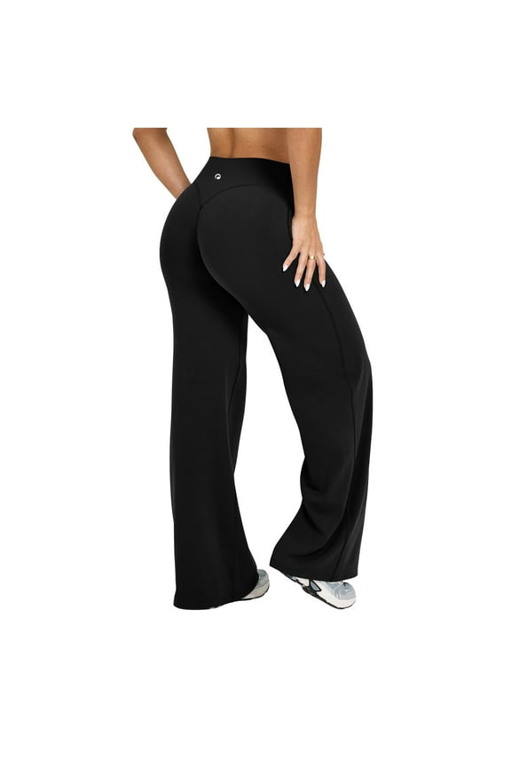 Yoga Pants Women High Waist Stretch Casual Soft Straight Leg Bottoms