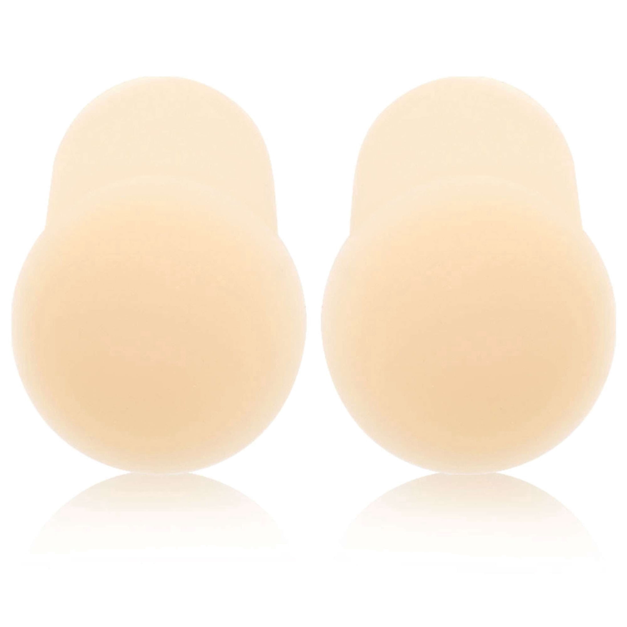 OQRKI 2 Pairs Nipple Covers Stickers,Reusable Sticky Adhesive Silicone ...