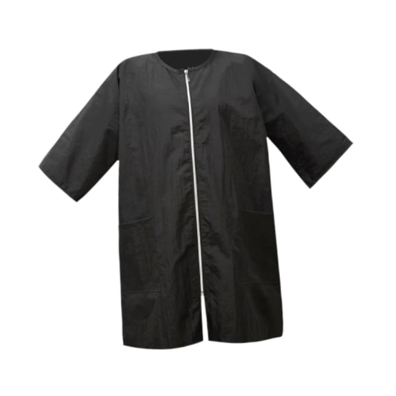 OQRKI Salon Smock Barbers Uniform Apron Hairdresser Cape Waterproof Polyester Zipper for Hairstylists Barbers Pet Groomers Salon Cape