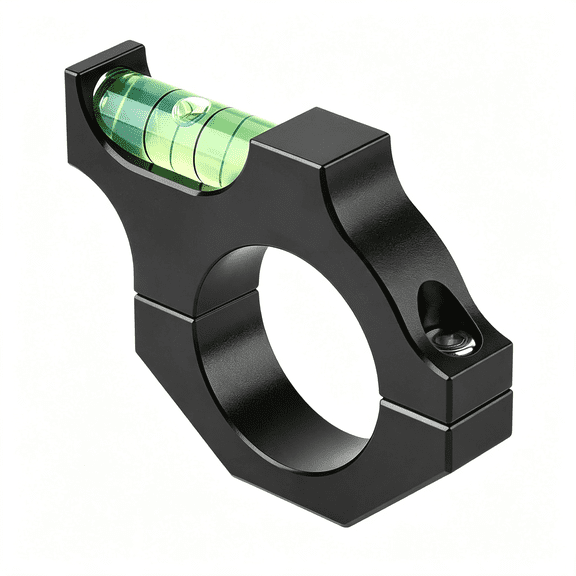 OQRKI Scope Level Scope Bubble Level Anti-Cant for Reticle Alignment|Scope Level for Accurate Calibration,Strong Aluminum Alloy,Anti-Cant Design Prevents Tilt Error,Fits Scope Tubes