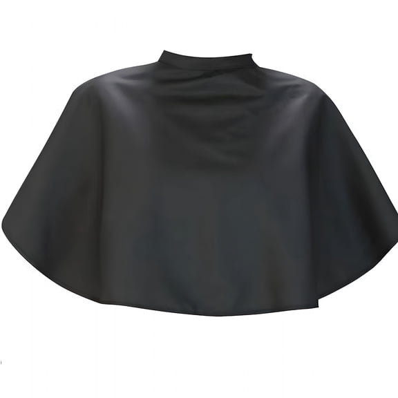 OQRKI Short Barber Cape,Waterproof Nylon Salon Hair Cutting Cape,Makeup Artist Cape for Hair Dye,Comb-Out,Styling,Shampoo