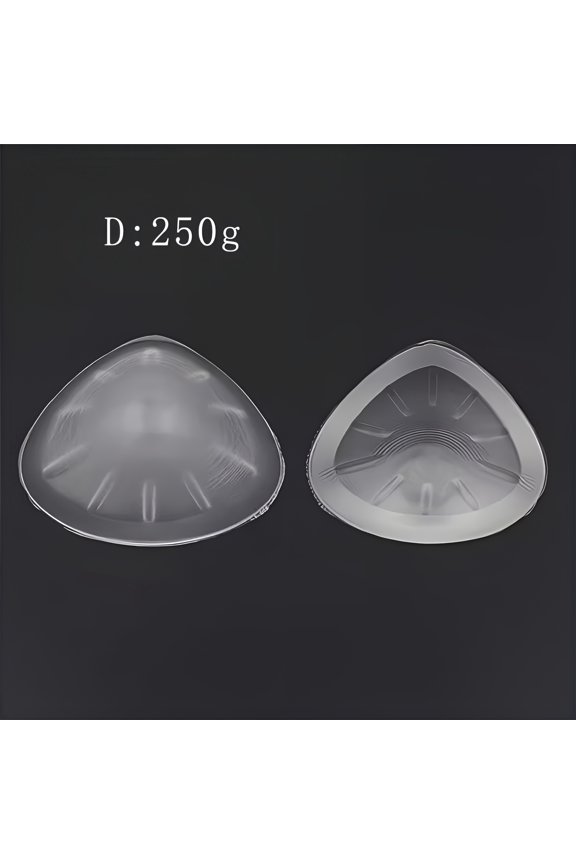 Silicone Breast Pad,Breathable Waterproof Silicone Triangle Breast Enhancers for Stage Costumes,Model Props,Postoperative Breast Prosthesis