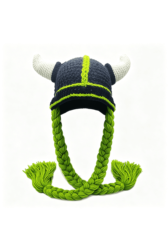 Unisex Head Barbarian Vagabond Beanie Original Hats Viking Horns Bearded Funny Ski Cap,Hilarious Funny Hats for Men