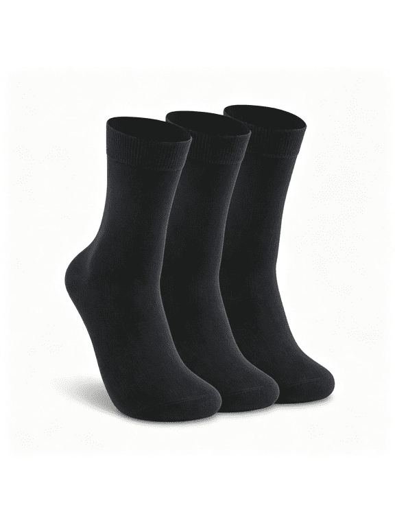 Womens Thin Merino Wool Crew Socks Warm Breathable Winter Boot Liners Cozy Thermal Casual for Dress Trousers Thermal Socks