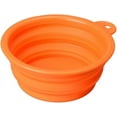 thumbnail image 1 of OR Dish Silicone Cat Bowl Feeder Collapsible Pet Water Dog Feeding Travel Pet Others No Spill Dog Bowls for Puppies(a1-Orange,One Size), 1 of 3