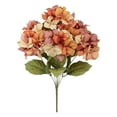 thumbnail image 1 of 18-inch Artificial Silk Orange & Cream Hydrangea Fall Bush, for Indoor Use, by Mainstays, 1 of 8