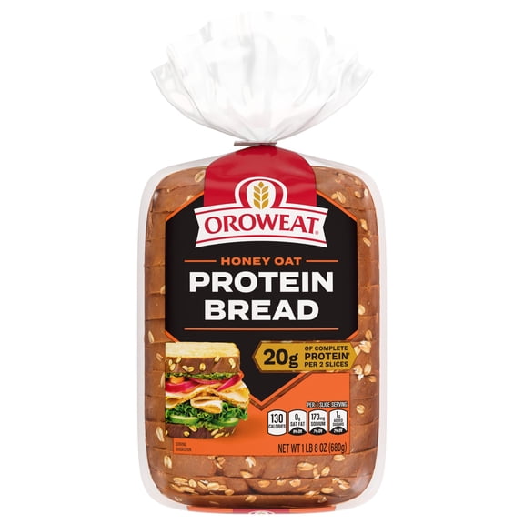 Oroweat Protein Honey Oat Bread, 24 oz