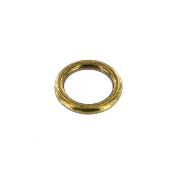 OR0 Antique Brass, Thick O-Ring, Solid Brass-LL, 3/4"