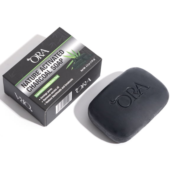 ORA Activated Charcoal Premium Soap Bar 4.2 oz - 1