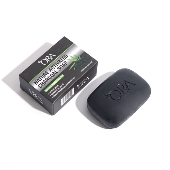 ORA Activated Charcoal Premium Soap Bar – 4.2 oz - 1