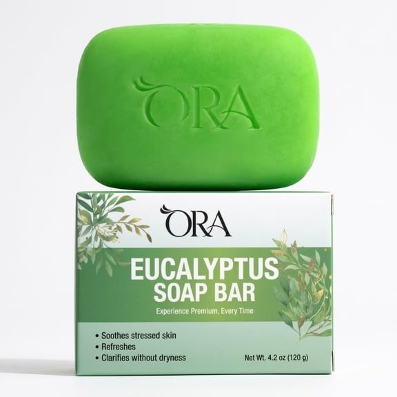ORA Eucalyptus Premium Original Deodorant Bar Soap, 4.2 oz - 1